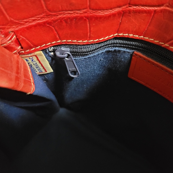 Dooney Bourke Mini Croco Embossed Tassle Bag - Picture 6 of 15